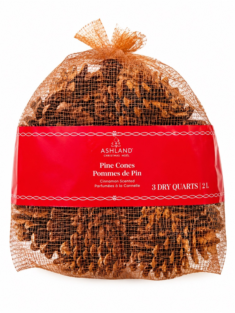 Ashland Cinnamon Scented Pine Cones – 3 Dry Quarts Christmas Holiday Décor